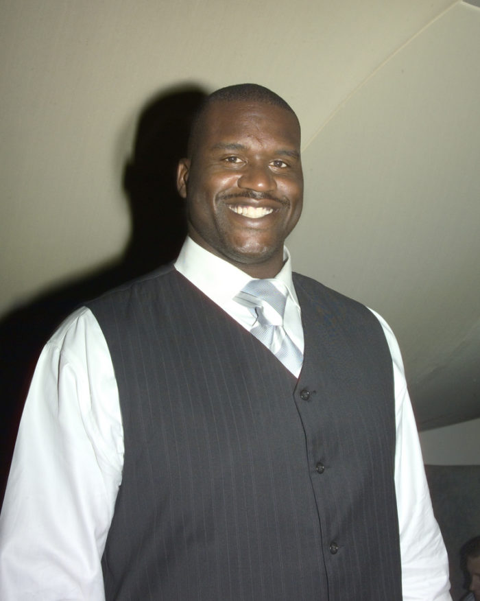 Basketball star Shaq O'Neal smiling Shaquille O'Neal, Miami Heat, Los Angeles Lakers, Toyota Previa, Staples Center, Chevy Tahoe, Beverly Hills, Beverly Center, Rolax Store, California, Minnesota